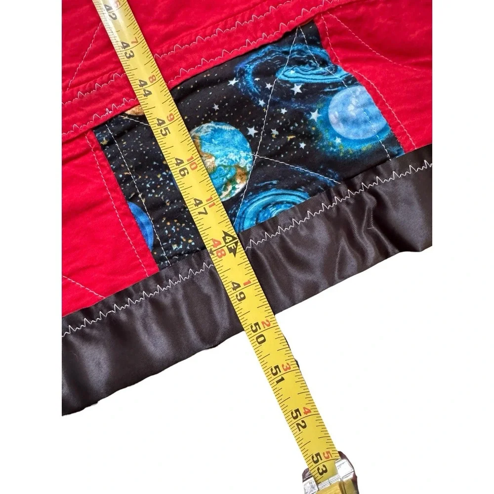 Handmade Disney Pixar Cars Lightning McQueen Toddler Crib Quilt Blanket 40x50